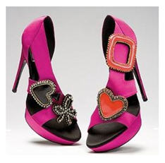 Roger Vivier Suede and Ribbon
