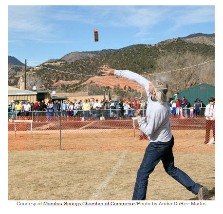 Fruitcake tossing in Manitou Springs, Colorado courtesy HowStuffWorks dot com 
