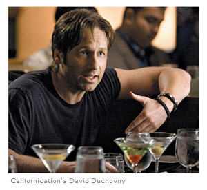 Californication's quintessential lovable Bad Body played by David Duchovny, courtesy Time Out NY. 