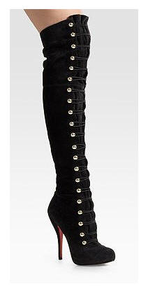 Christian Louboutin Over-the-knee Corset Boots 120mm