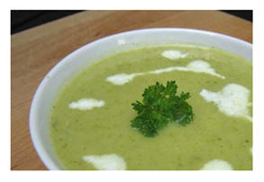 Potato leek soup - to slurp or not to slurp? 