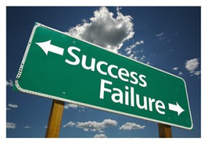 Sign with success and failure