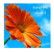 Sunshine Award from Eva Evolving