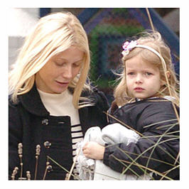 Gwenyth Paltrow and daughter Apple