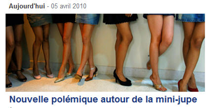 Mini-skirt Micro-mini Debate in France