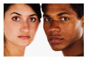 Beautiful Couple Looking at Camera