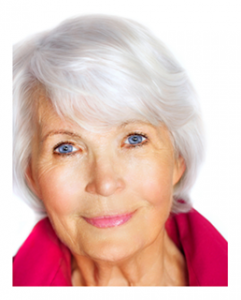 Beautiful Mature Silver Haired Woman