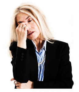 Mature Woman Stressed Out