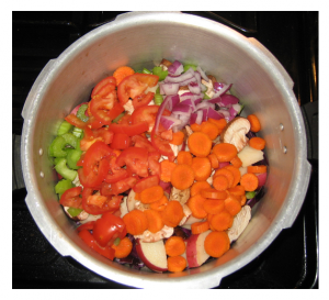 Purple Veggie Soup 04_Adding tomatoes and onion