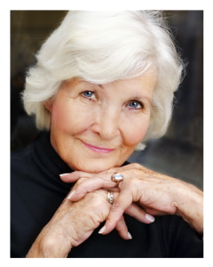 Beautiful Mature Woman White Hair