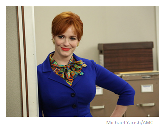 Mad Men Season 6 Episode 7 Joan Smiling