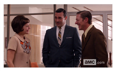 Mad Men Season 6 Episode 12 Video Clip Still Peggy Ted and DOn