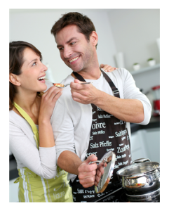 Man Preparing Dinner