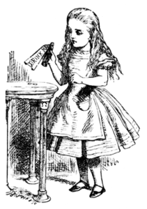 Alice in Wonderland Engraving by John Tenniel 1872