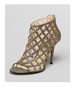 Michael Kors Caged Open Toe Booties at Bloomingdales