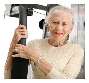 Senior Woman at Gym