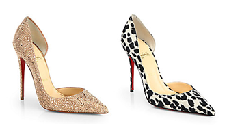 Two Louboutin Iriza Pumps