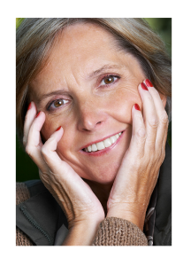 Mature Woman Smiling Warmly