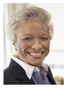 Smiling Middle Age African American Woman