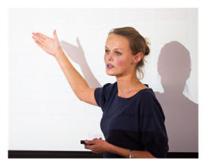 Woman Giving Presentation