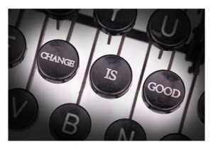 Change Is Good_Words on Typewriter