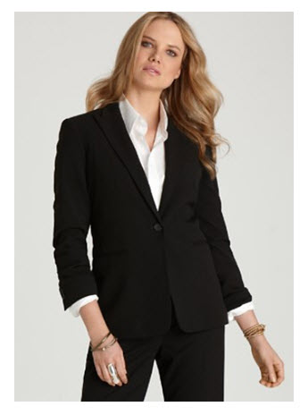 Fashion_Calvin Klein One Button Blazer at Bloomingdales