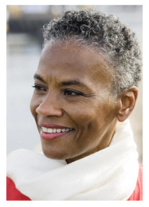 Mature African American Woman Beautiful Short Hair