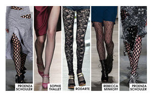 Patterned Stockings at ELLE_2015