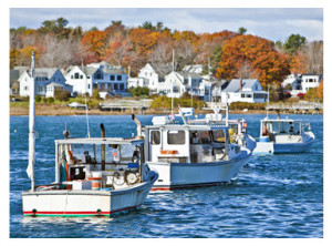 Lobster Fishing Vessels in Maine